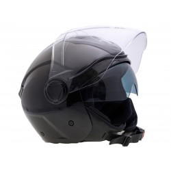 Κράνος Ανοιχτό Με Εσωτερική Φυμέ Ζελατίνα ZEN ZN-760 Μαύρο